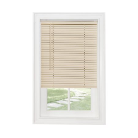 Cordless Mini Blind, 1" Slats, Alabaster, 27" x 72"